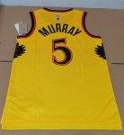 NBA 5 Murray Atlanta Hawks 2021-22 city Maillot jaune